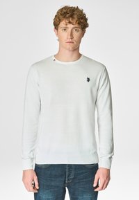 U.S. Polo Assn. GIROCOLLO  - Felpa - white