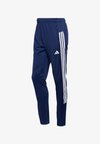 WORKOUT ESSENTIALS ALL SET 3 STRIPES - Jogginghose - dark blue white