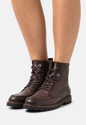 Marco Tozzi Lace-up ankle boots - cafe