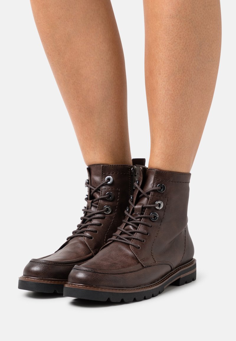 marco tozzi navy ankle boots