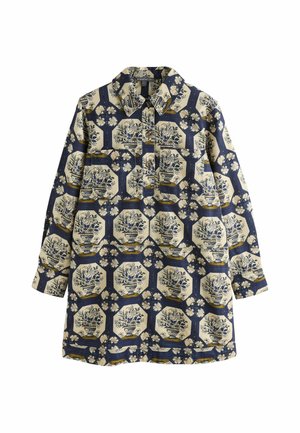 Next, TALL FIT - LONG SLEEVE MINI TWILL DRESS - Blusenkleid - blue print national trust