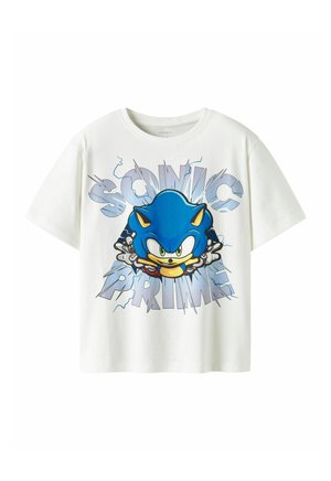 SONIC THE HEDGEHOG - Print T-shirt - cloud dancer