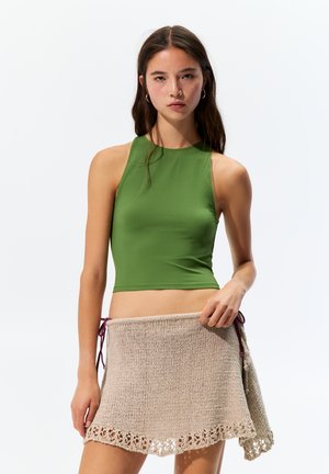 PULL&BEAR TANK - Top - green