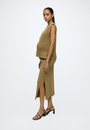 Anna Field MAMA SET WITH SKIRTS - Puzdrová sukňa - gothic olive