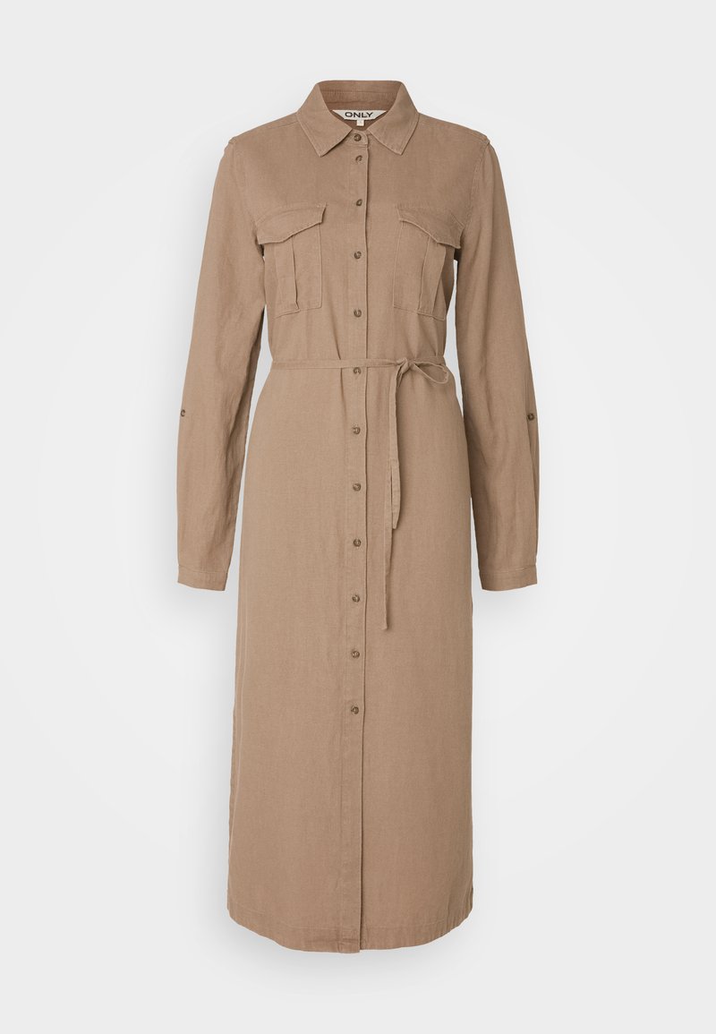 Only Tall Blousejurk bruin