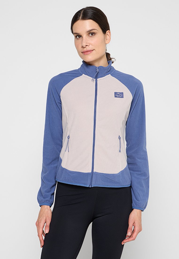 Only Play Sweater met rits wit