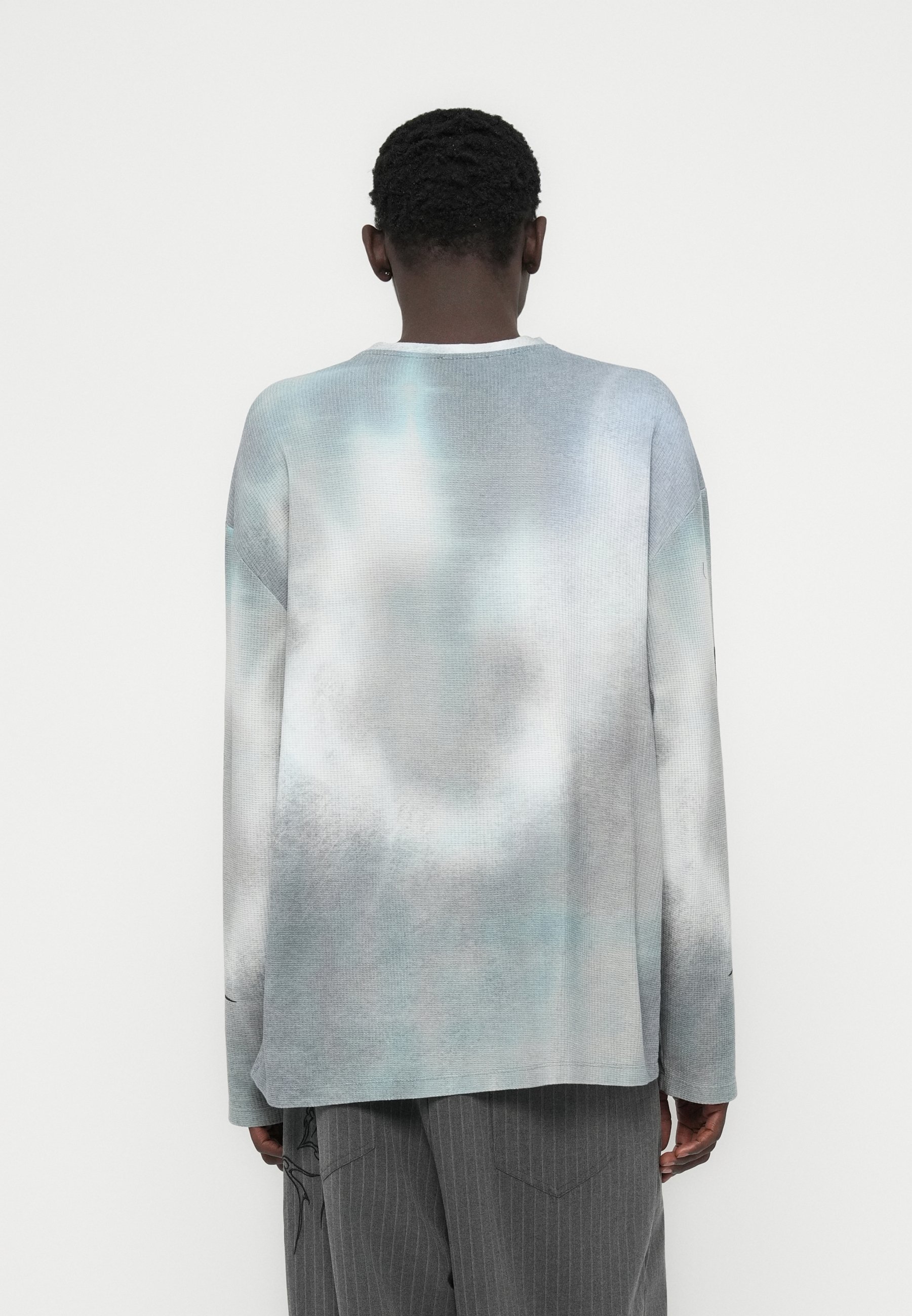 Jaded London SHIFT COLOUR TRIBAL - Long sleeved top - grey - Zalando
