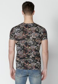 Koroshi SHORT SLEEVE - Tričko s potlačou - black