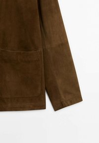 Massimo Dutti Giacca di pelle - brown