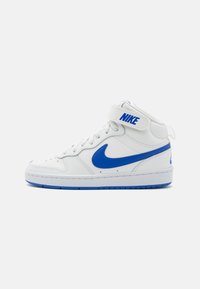 Nike Sportswear - COURT BOROUGH MID 2 UNISEX - High-top trainers - summit white/hyper royal/white Thumbnail Image 1