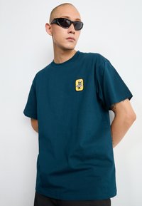 Carhartt WIP SIGNAL - Print T-shirt - duck blue