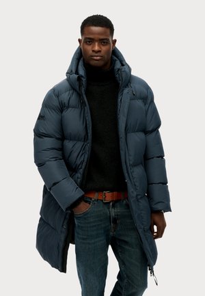 HOODED PUFFER  - Abrigo de invierno - dunkelblau