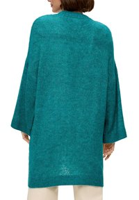 s.Oliver OVERSIZE - Strickjacke - türkis