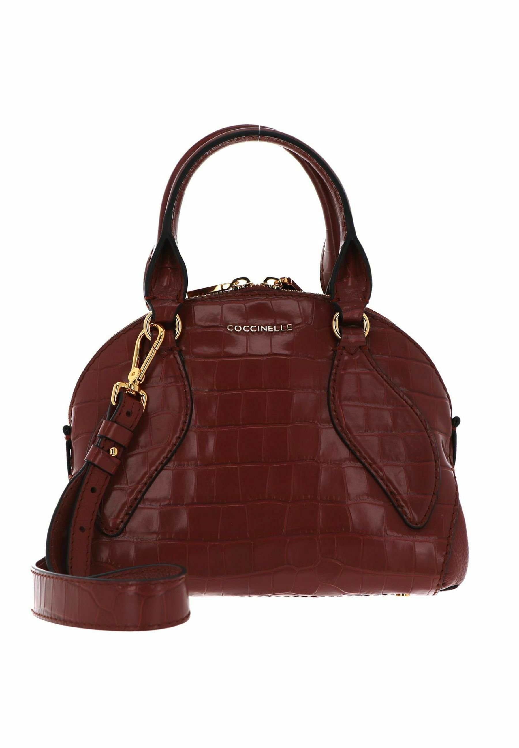 Coccinelle COLETTE CROCO SHINY SOFT SMALL - Handbag - cinnamon/brown -  Zalando.de