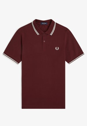 Fred Perry TWIN TIPPED - Poloshirt - oxblood