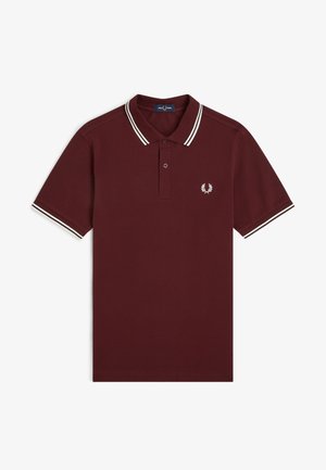 Fred Perry TWIN TIPPED - Poloshirt - oxblood