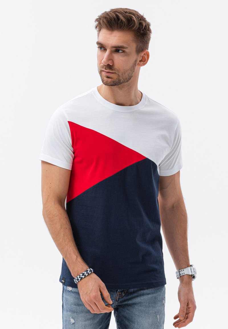 Ombre Camiseta estampada - white red