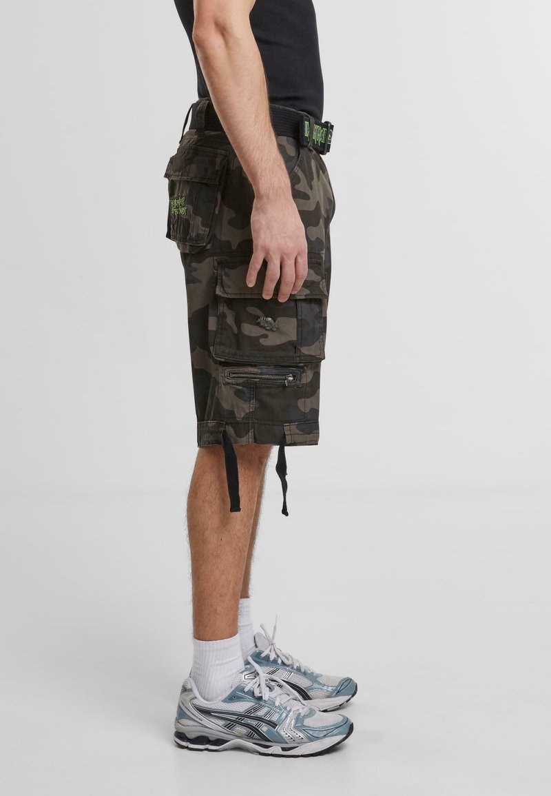 Pantaloni Cargo Uomo Brandit - In Cotone Vintage, Tasche Multiple, Vita Regolabile, Stile Casual