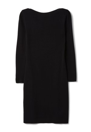 Stefanel, LONG SLEEVED DRESS REGULAR FIT. - Vestido de tubo - gunmetal