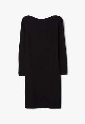 Stefanel, LONG SLEEVED DRESS REGULAR FIT. - Vestido de tubo - gunmetal