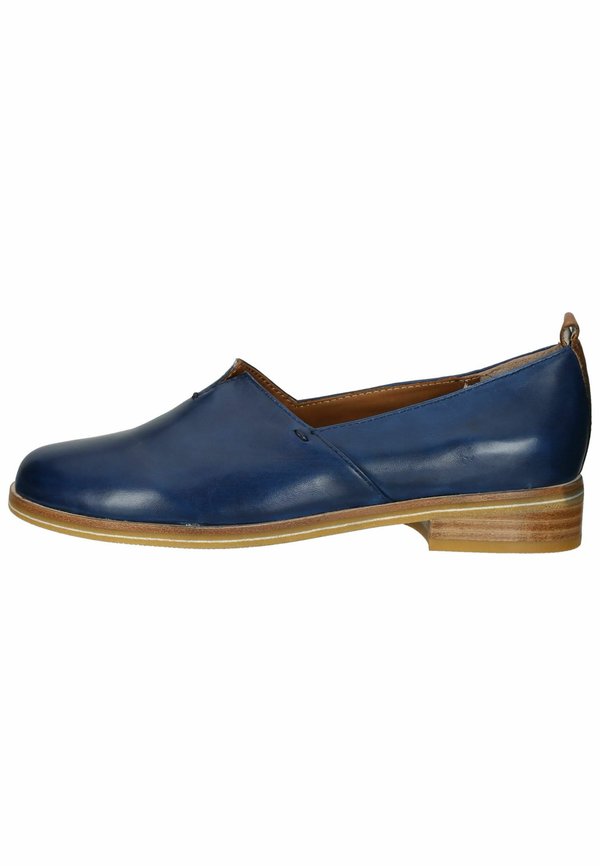 Slipper - glove blu china vegetale cuoio gl