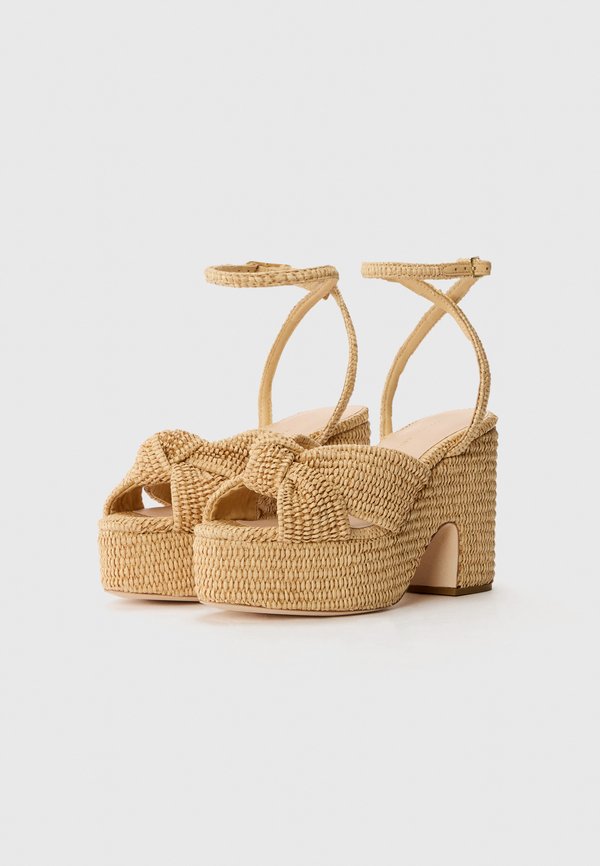 High heeled sandals - sand2