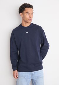 HUGO DAPOSO - Long sleeved top - dark blue