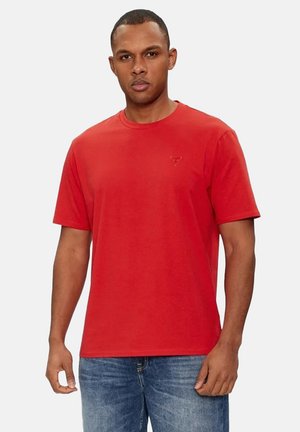 Guess, TRIANGLE G - Camiseta básica - red