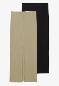 2 PACK - Pliiatsseelik - black/khaki