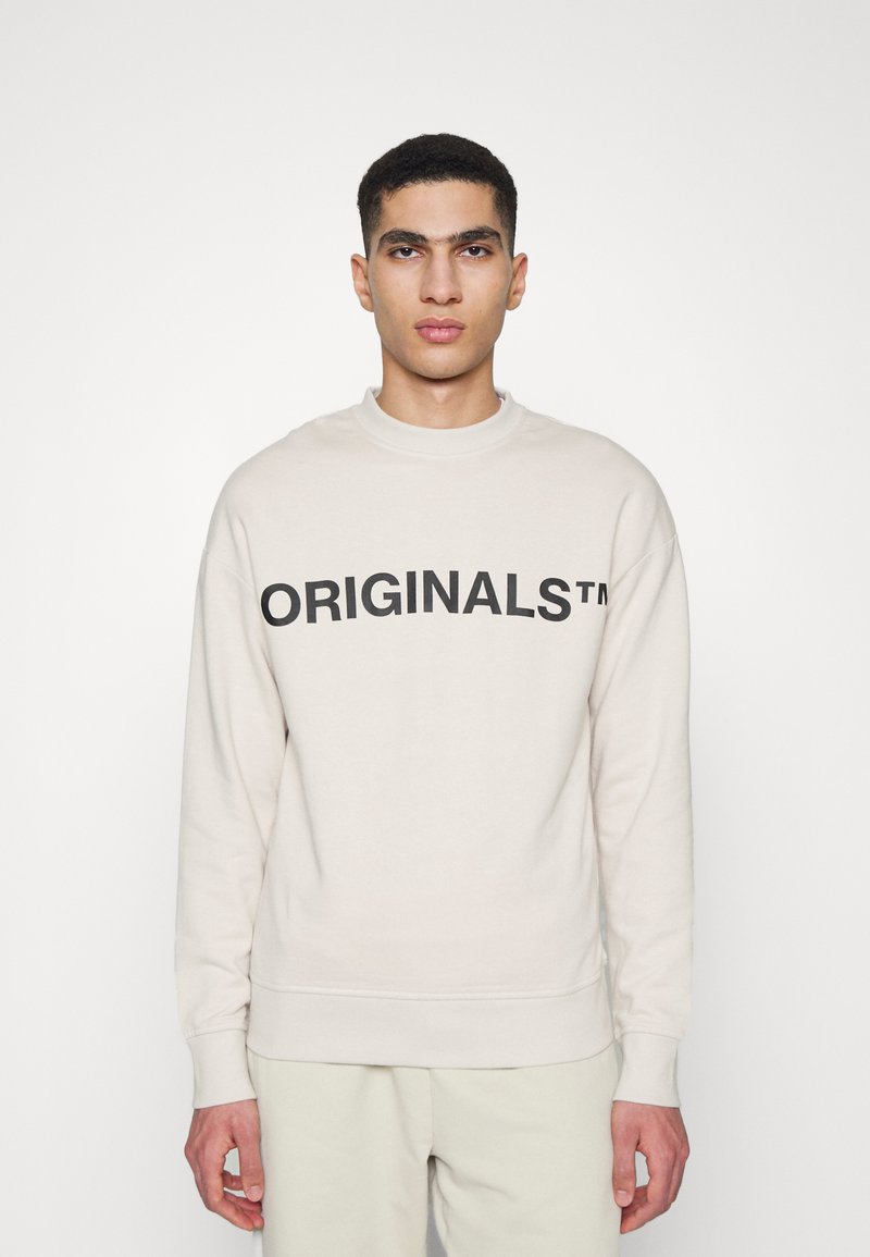 Jack & Jones JORCLEAN Sweatshirt moonbeam/offwhite Zalando.co.uk
