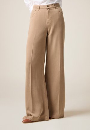 PALAZZO - Wide leg - beige