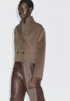 Massimo Dutti Lehká bunda - khaki