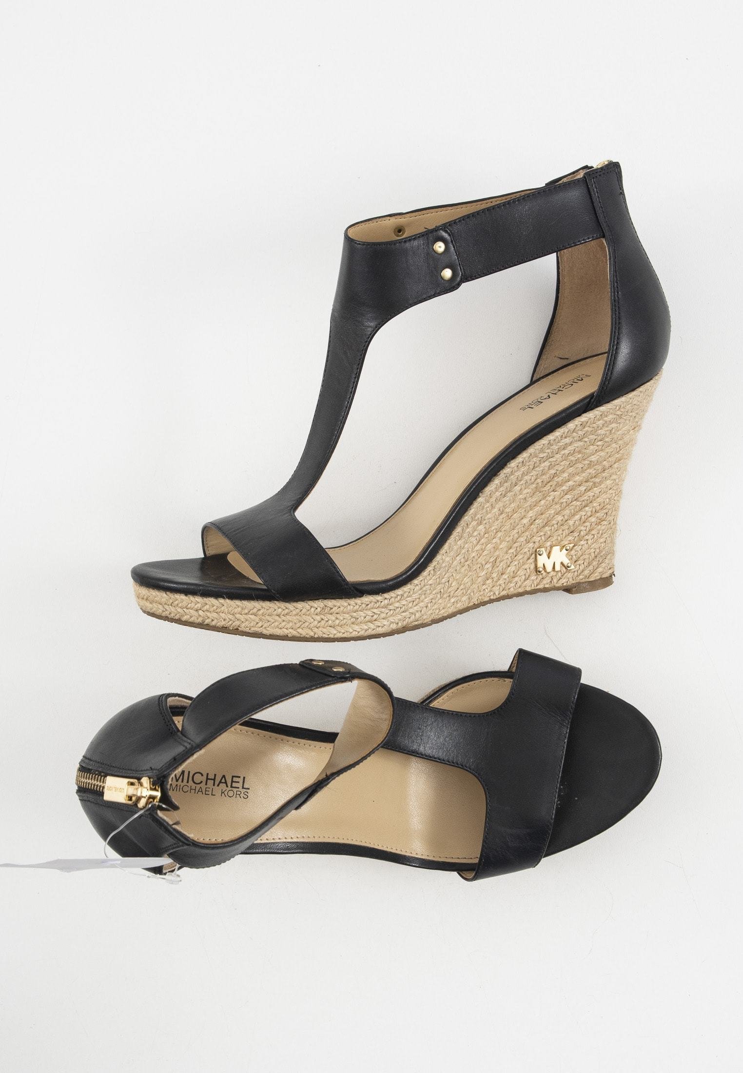 MICHAEL Michael Kors Sandalen met hoge hak - schwarz/Zwart - Zalando.nl