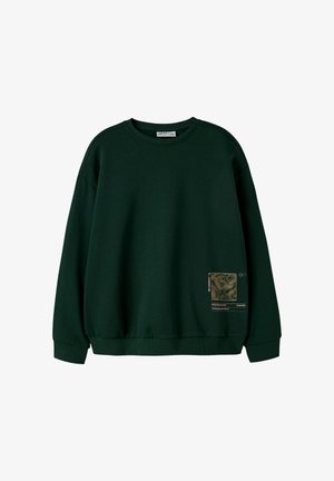 Name it, NAME IT PULLOVER FRANZ SWEATSHIRT - Sweatshirt - dunkelgrün