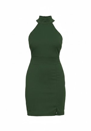 WAL G., HALTER NECK MINI DRESS - Cocktailkjole / festkjole - bottle green