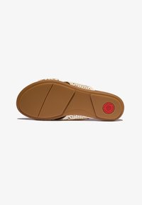 FitFlop Muiltjes - deep tan ivory