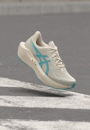 ASICS, NOVABLAST 6 - Обувки за бягане по асфалт - soft oat/energy aqua