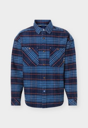 Scotch & Soda, CHECKED LOOSE FIT WASHED OVERSHIRT - Chemise - fiesta