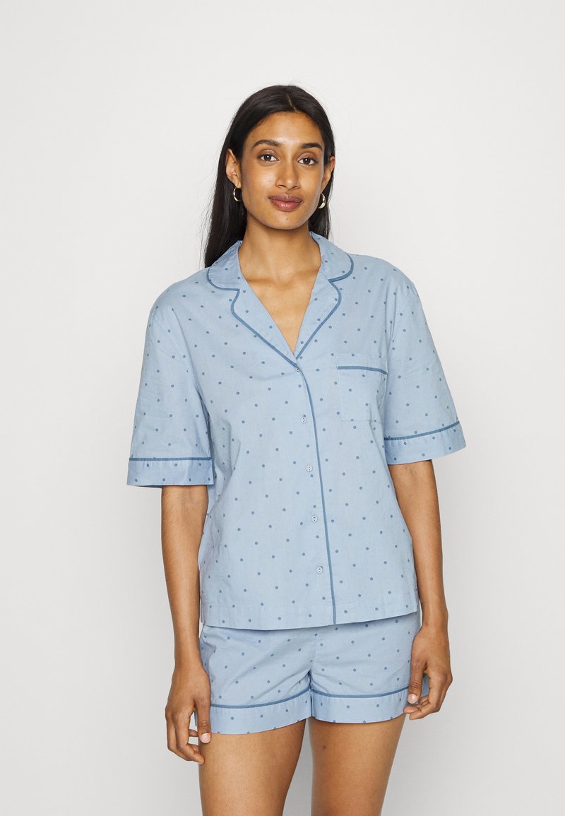 Marks & Spencer SHORTIE PYJAMA SET Pyjama blue mix/blauw Zalando.be