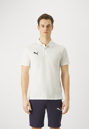 TEAMGOAL CASUALS - Polo krekls - white/black