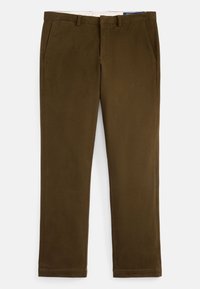 MANHASSET STRETCH STRAIGHT CHINO PANT - Chino - dark brown