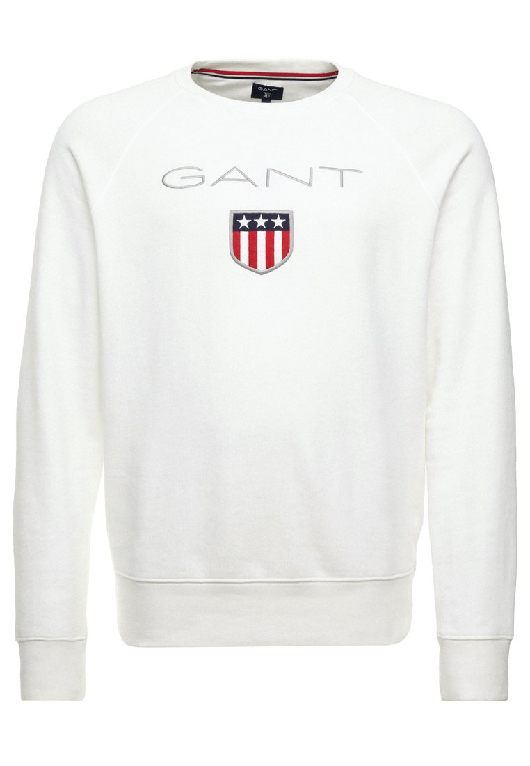 GANT SHIELD C NECK - Sweatshirt - eggshell/white - Zalando.co.uk