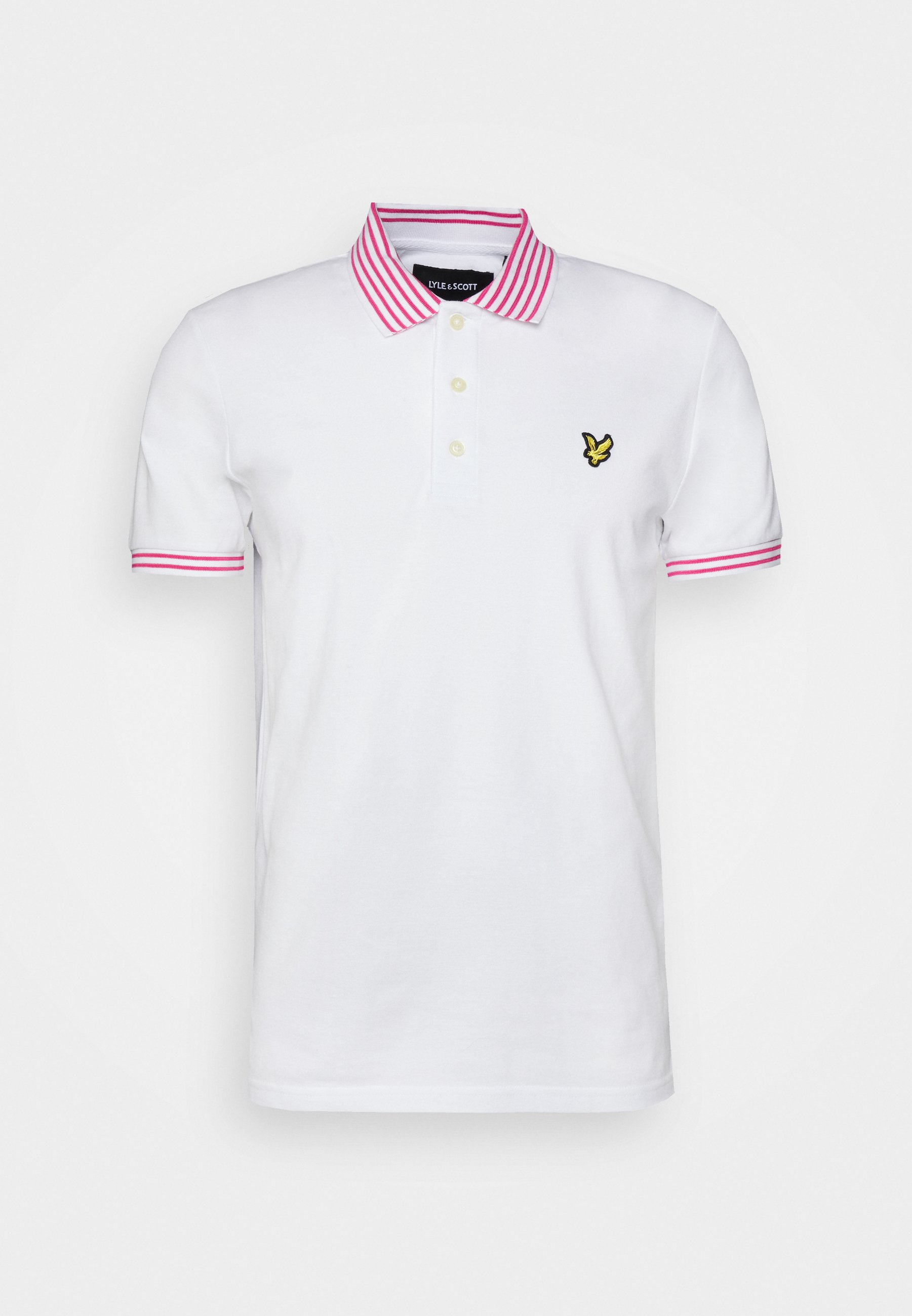 Scott Polo shirt - white/electric pink 