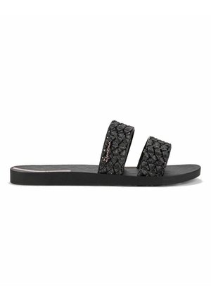 RENDA II FEM - Sandalias planas - black glitter black