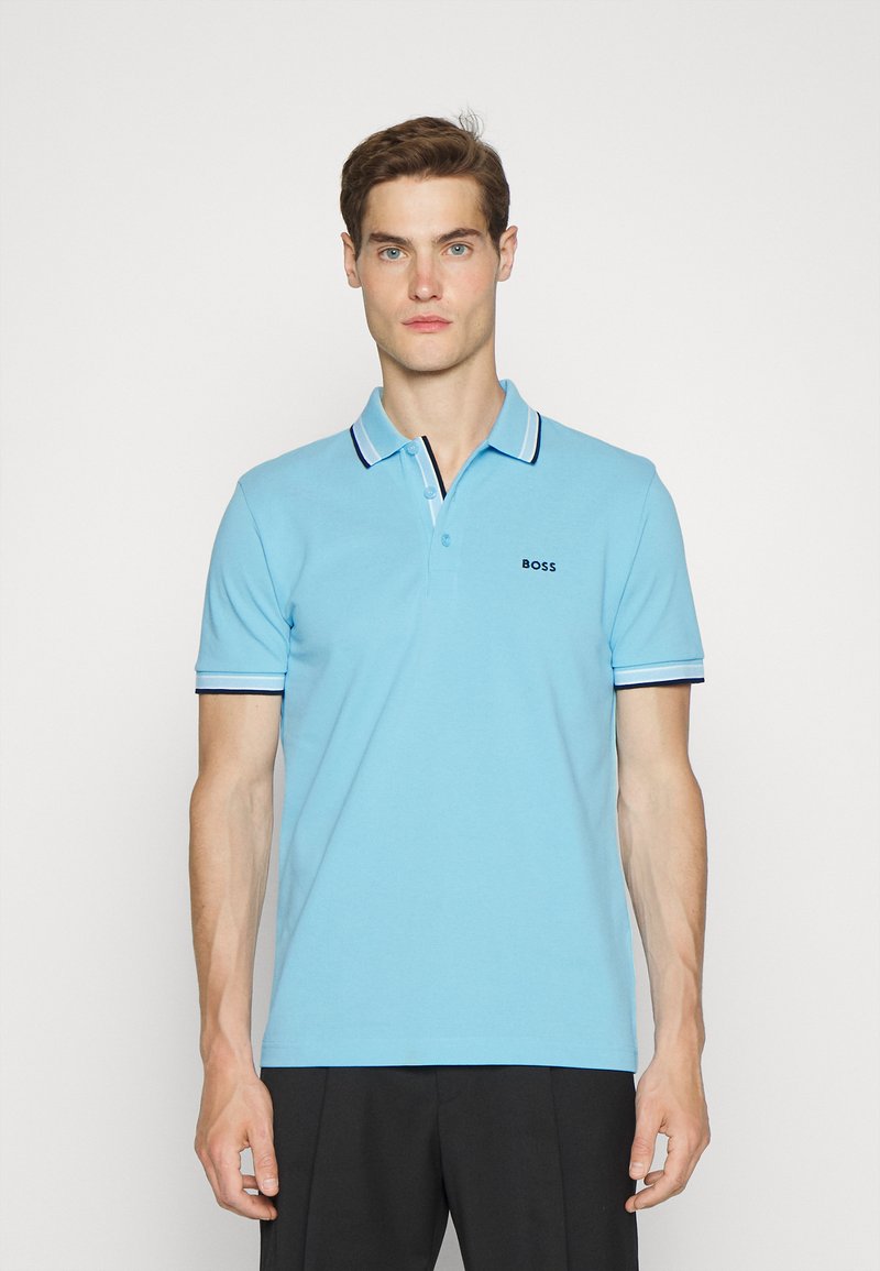 BOSS PADDY CURVED Polo shirt bright blue/light blue Zalando.ie