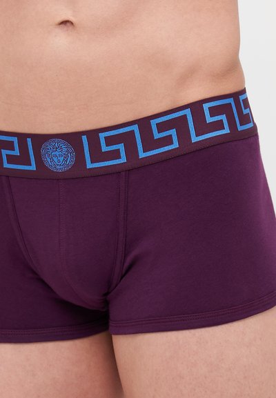 Versace UNDERPANTS LOW RISE TRUNK TOPEKA NEW LOGO - Uske bokserice - dark aubergine/ink blue