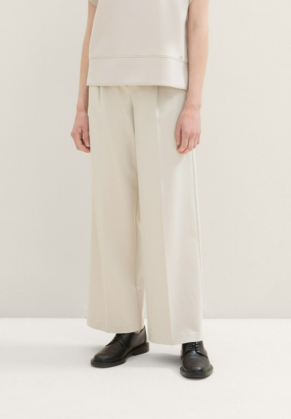WIDE LEG  - Stoffhose - dusty beige