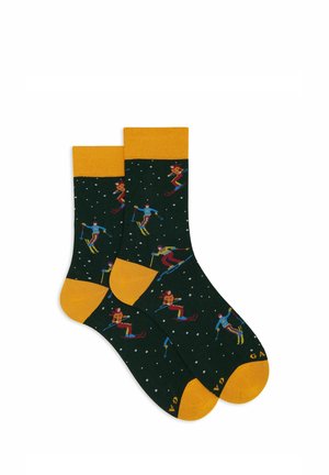 CORTE FANTASIA SCIATORI - Calze - green