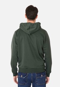 Ciabalù CON CAPPUCCIO - Felpa con zip - verde