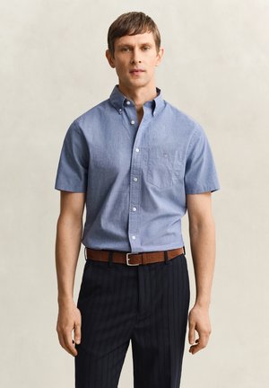 GANT, CLASSIC KURZARMHEMD AUS POPELINE - Shirt - college blue